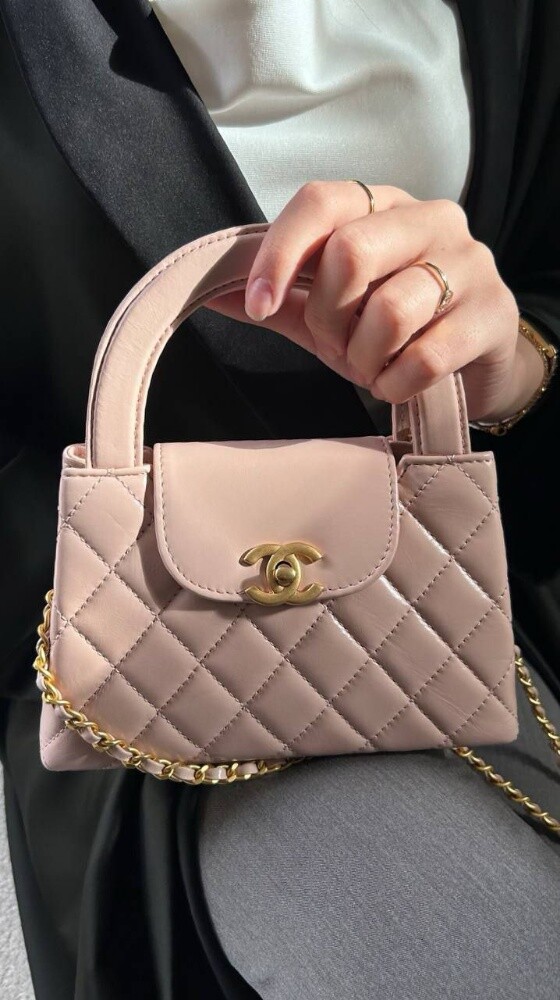 Coco Small Kelly Shopper White - 7