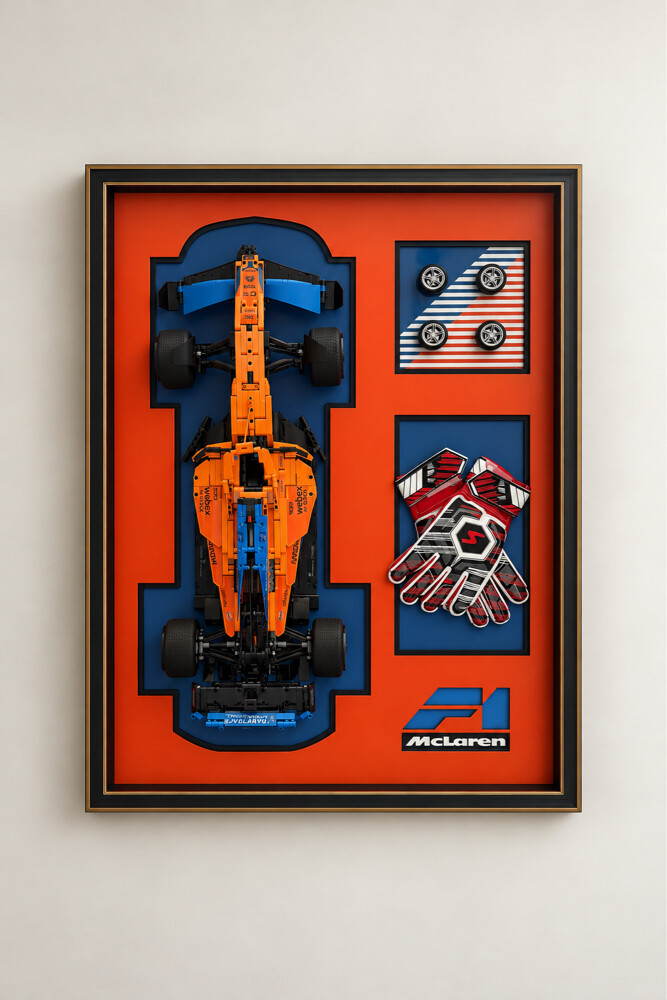 3D Art Lego Orange McLaren  - 1