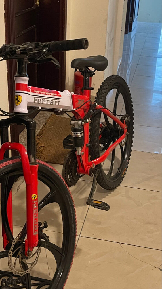 Red Ferrari Cycle - 4