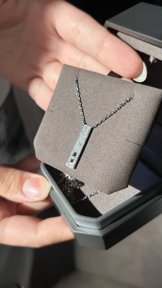 Messika My First Diamond Pave Neckl - 4