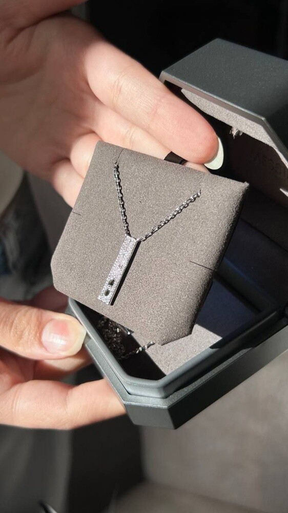 Messika My First Diamond Pave Neckl - 6