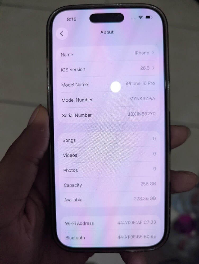 هاتف آيفون 16 برو بسعة 256 جيجابا - 7