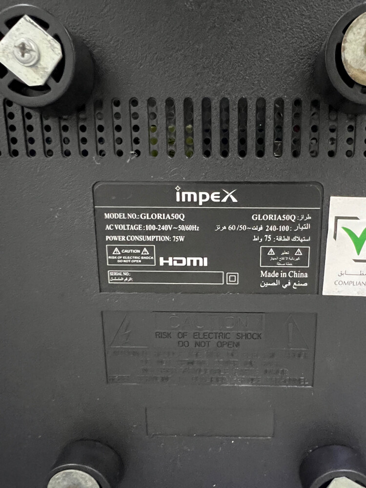 impex 50 inch tv under warranty  - 10