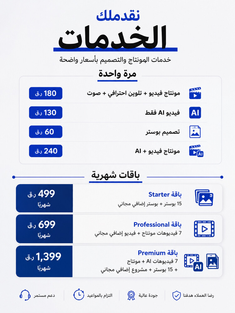ممنتج ومصمم احترافي لمشروعك - 1