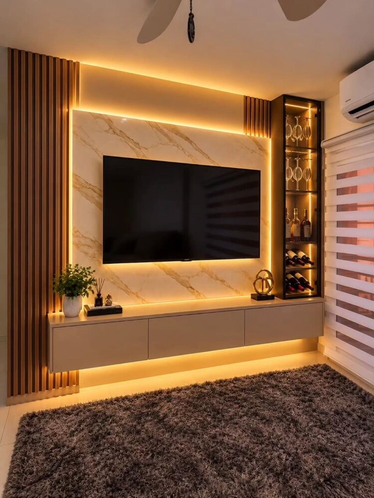 ..تصميم عصري لوحدة التلفزيون - 3