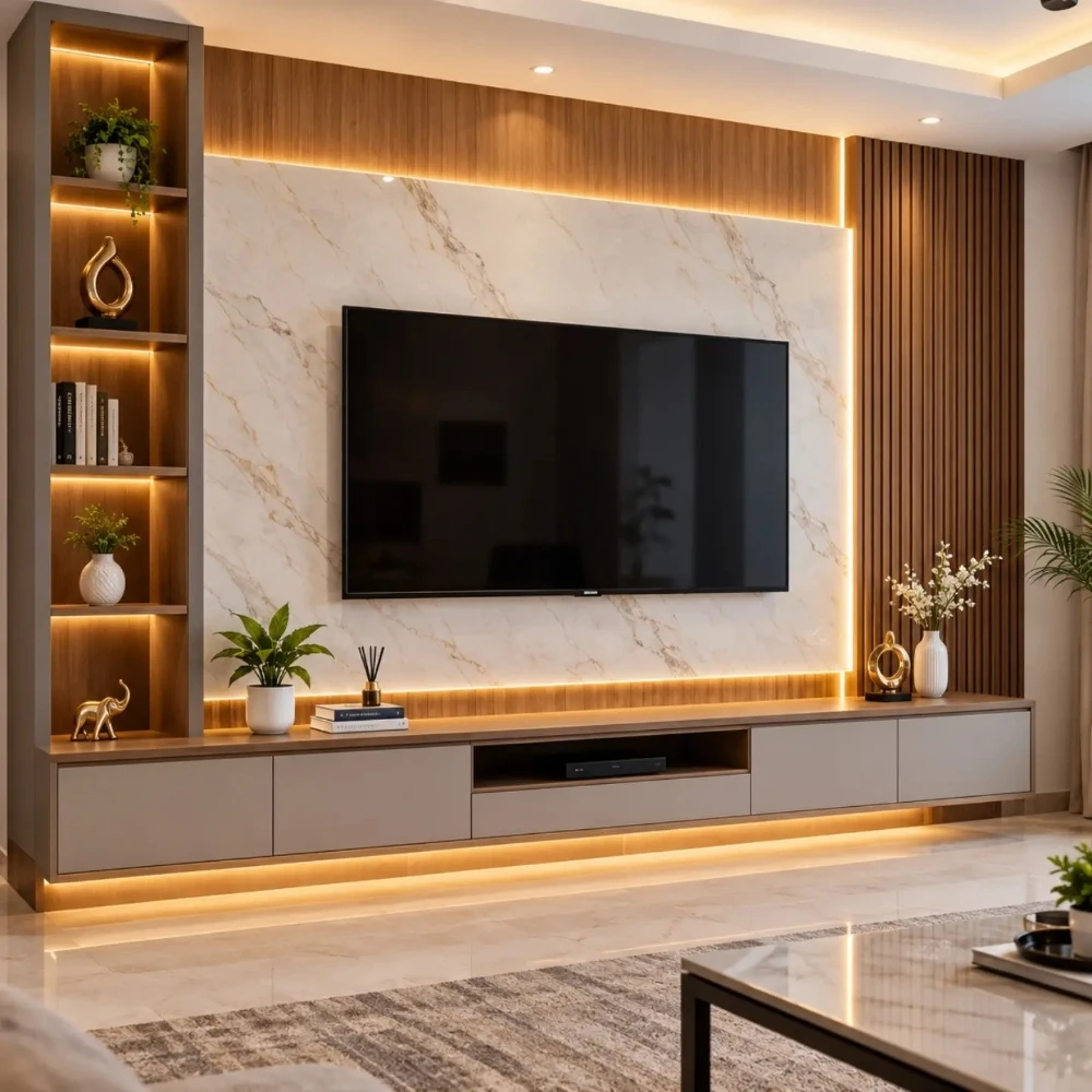 ..تصميم عصري لوحدة التلفزيون - 4