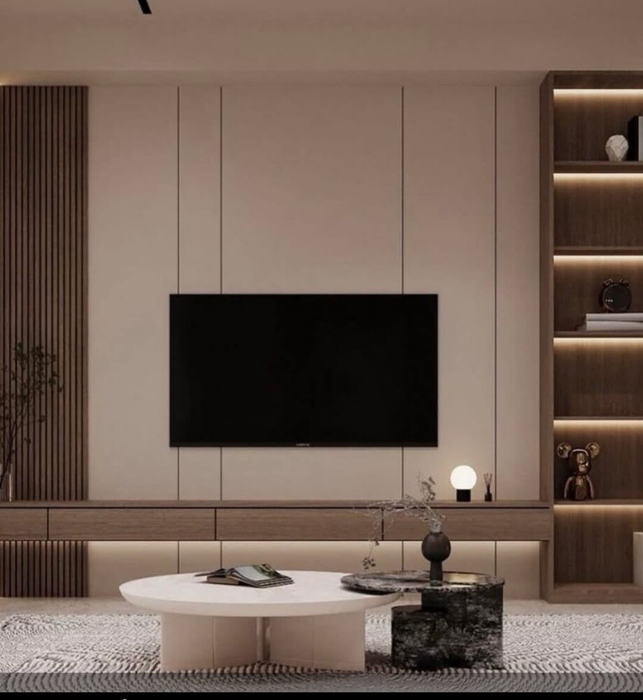 ..تصميم عصري لوحدة التلفزيون - 1