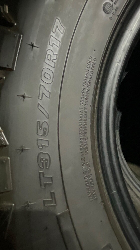 315/70/17 MAXXIS Brand - 6
