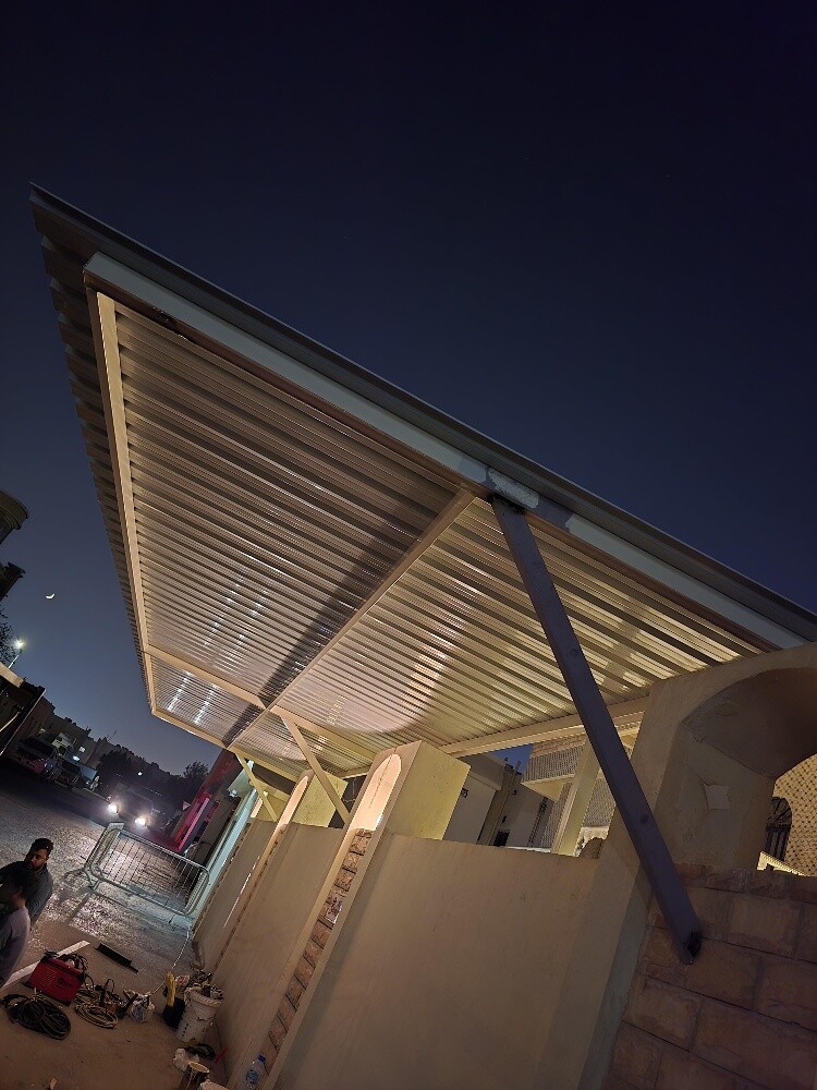 Corrugated Sheet Car Parking Shade - 3