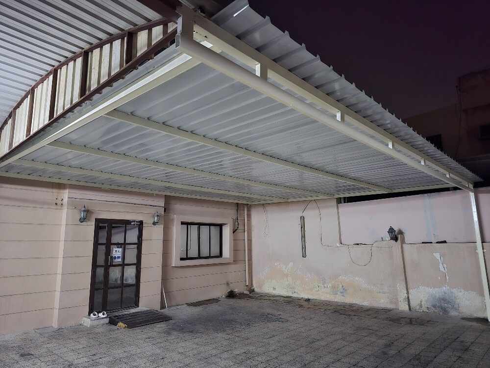 Corrugated Sheet Car Parking Shade - 1