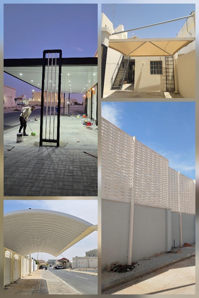 Corrugated Sheet Car Parking Shade - 8