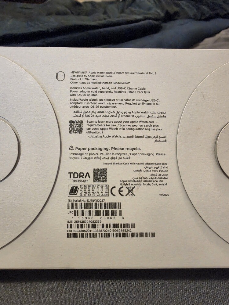 Apple Watch Ultra 3 Titanium Loop - 4