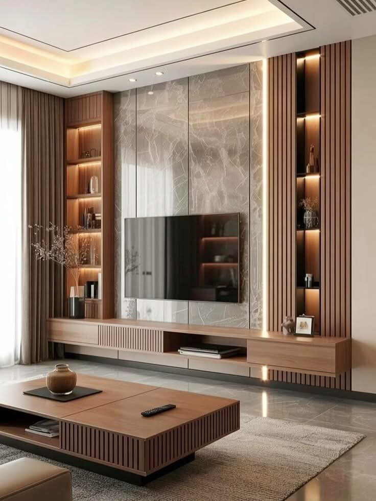 ديكور منطقة التلفزيون - 6