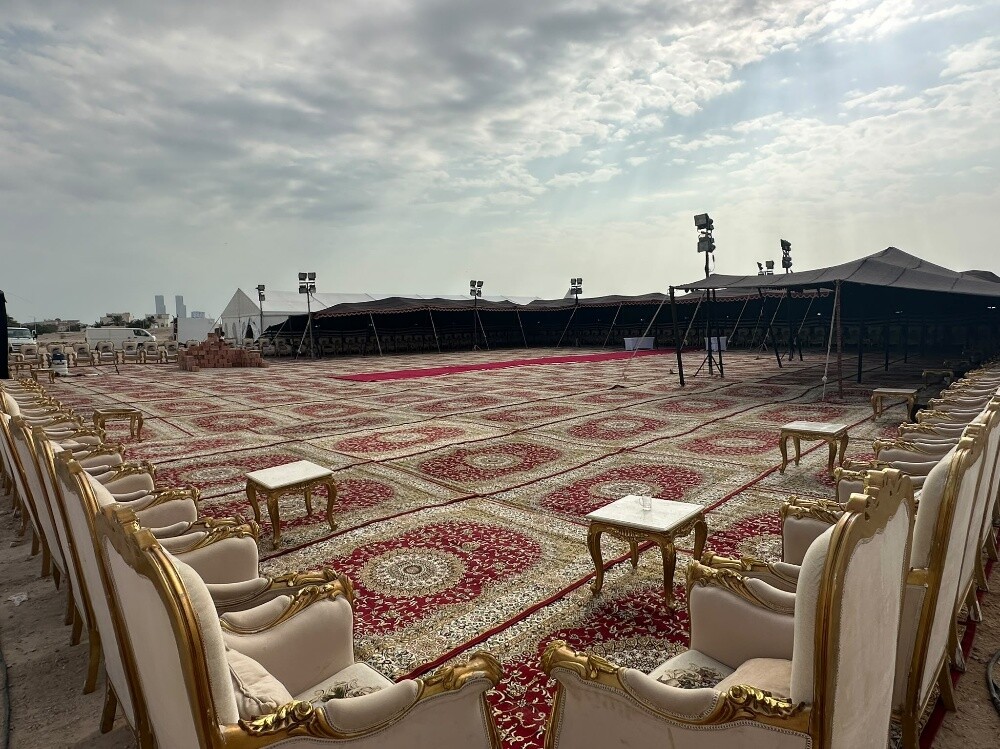 تأجير خيمة شعر بجميع مستلازمات - 1