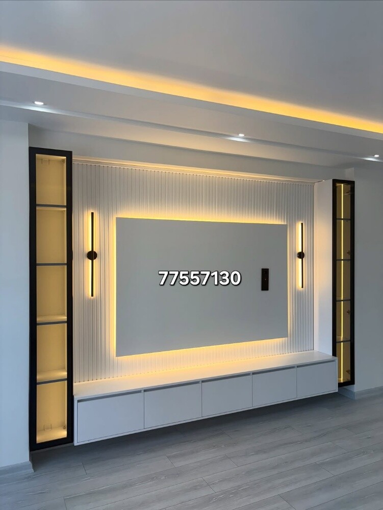 تصميم عصري لوحدة التلفزيون - 2