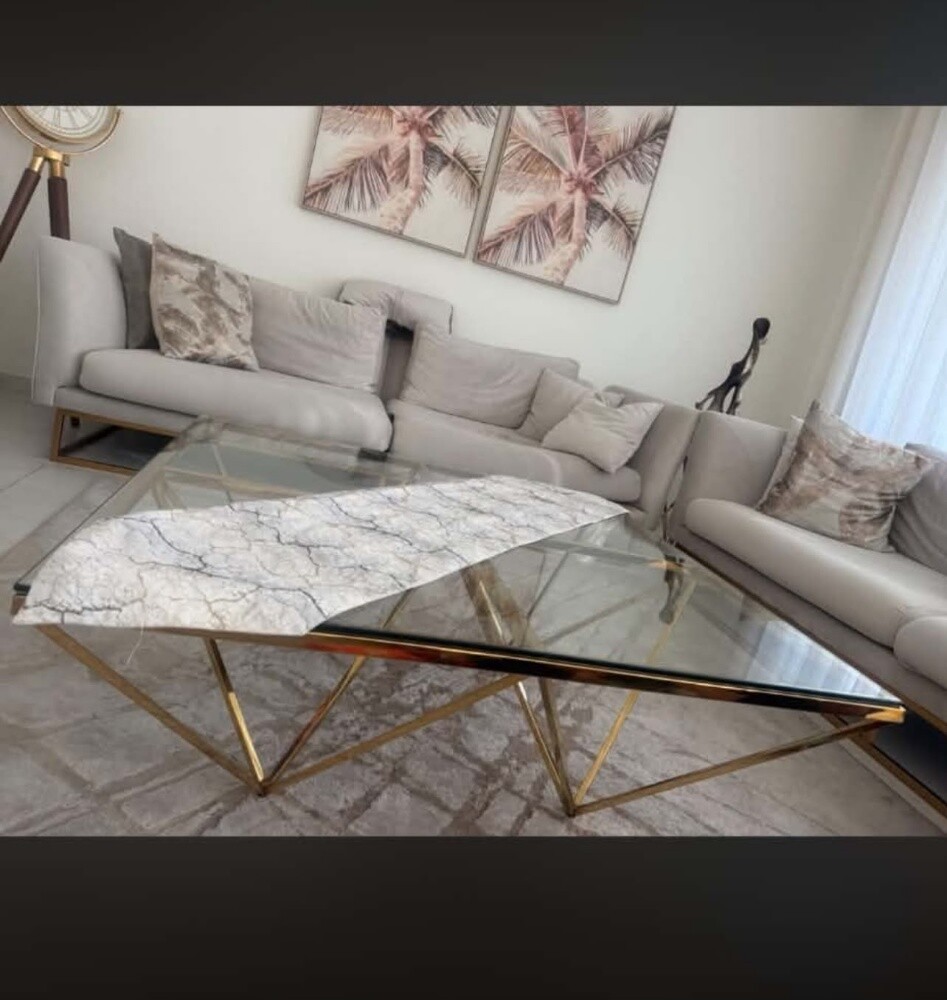 glass modern table - 2