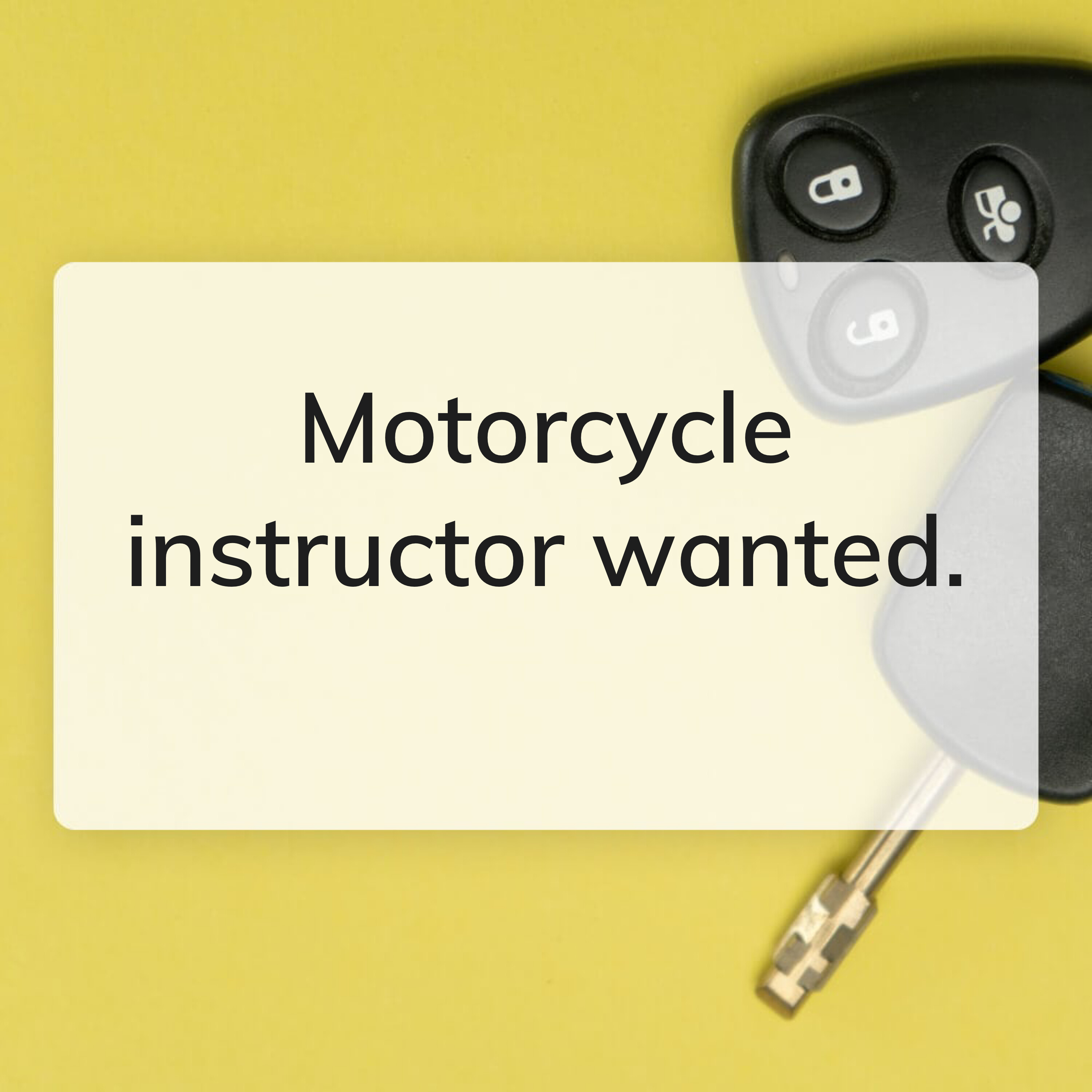 Biker wanted for training - 1