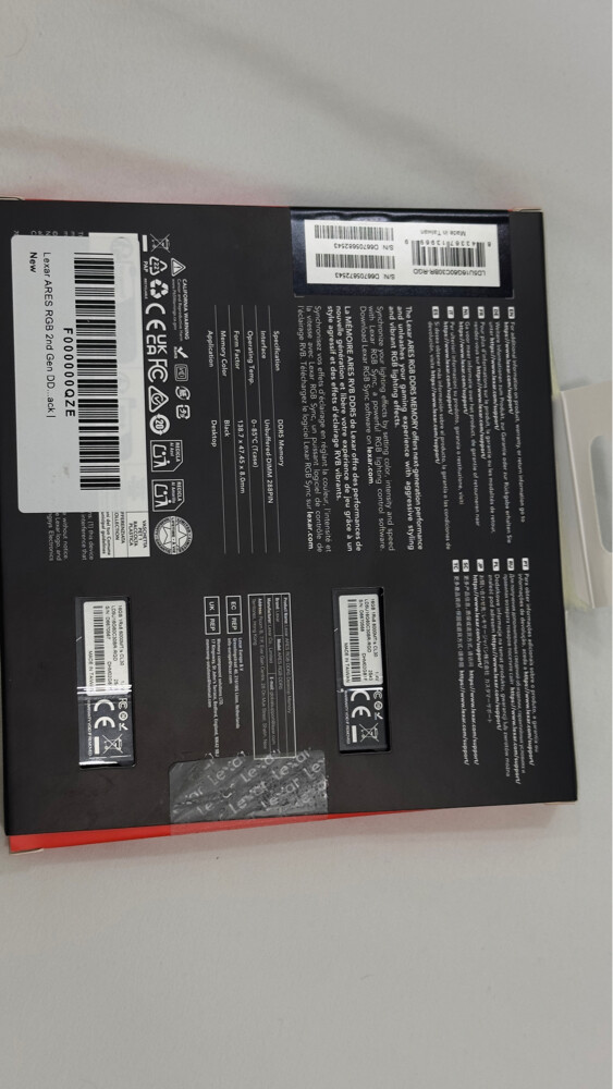 NEW RAM LEXAR CL30/ 32GB WARRANTY - 2