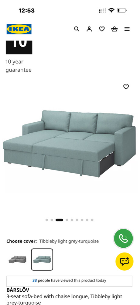 sofa bed like a new - 2