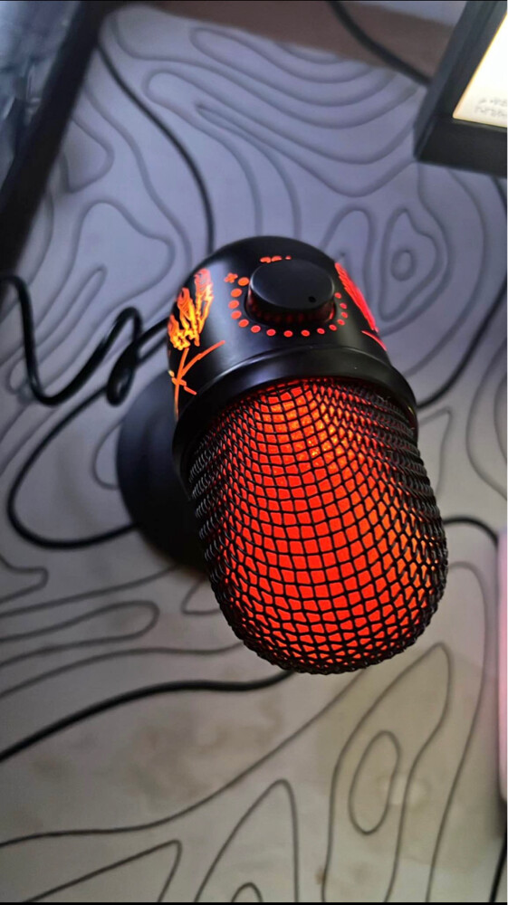USB gaming microphone with RGB ligh - 3