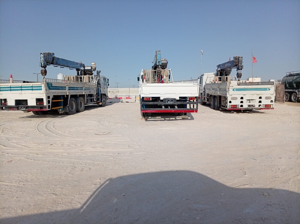 10 tan boom truck crains for rent - 1