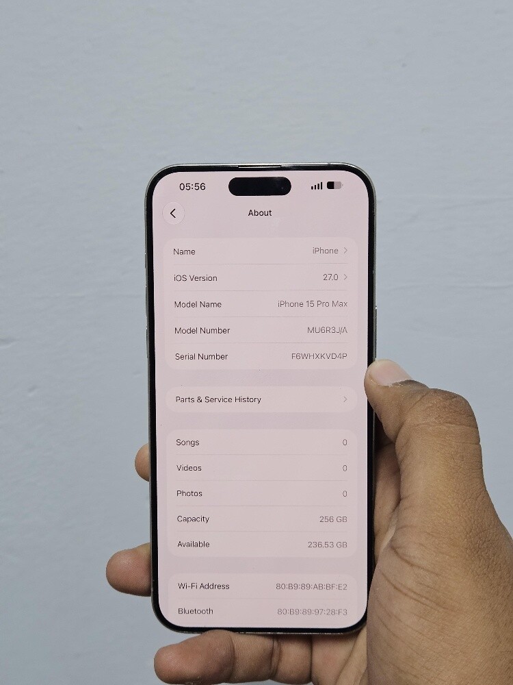 Iphone 15 Pro Max 256GB - 6