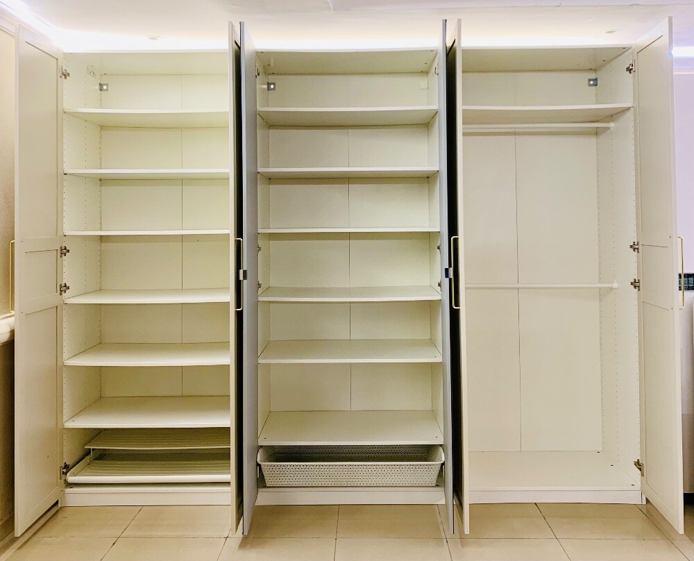 IKEA 6 DOOR PAX CUPBOARD. - 1