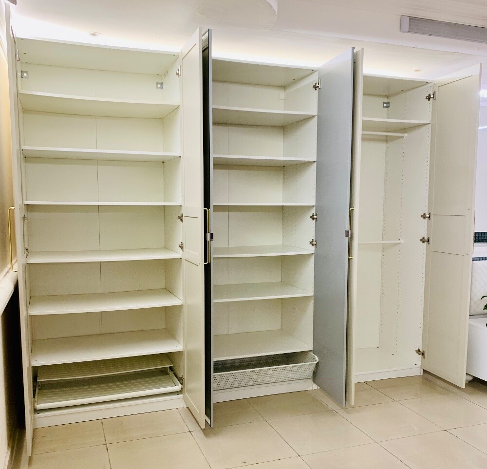 IKEA 6 DOOR PAX CUPBOARD. - 4
