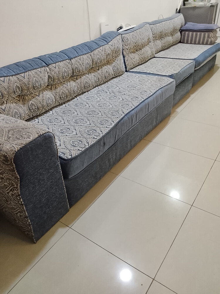 blue sofa  - 1