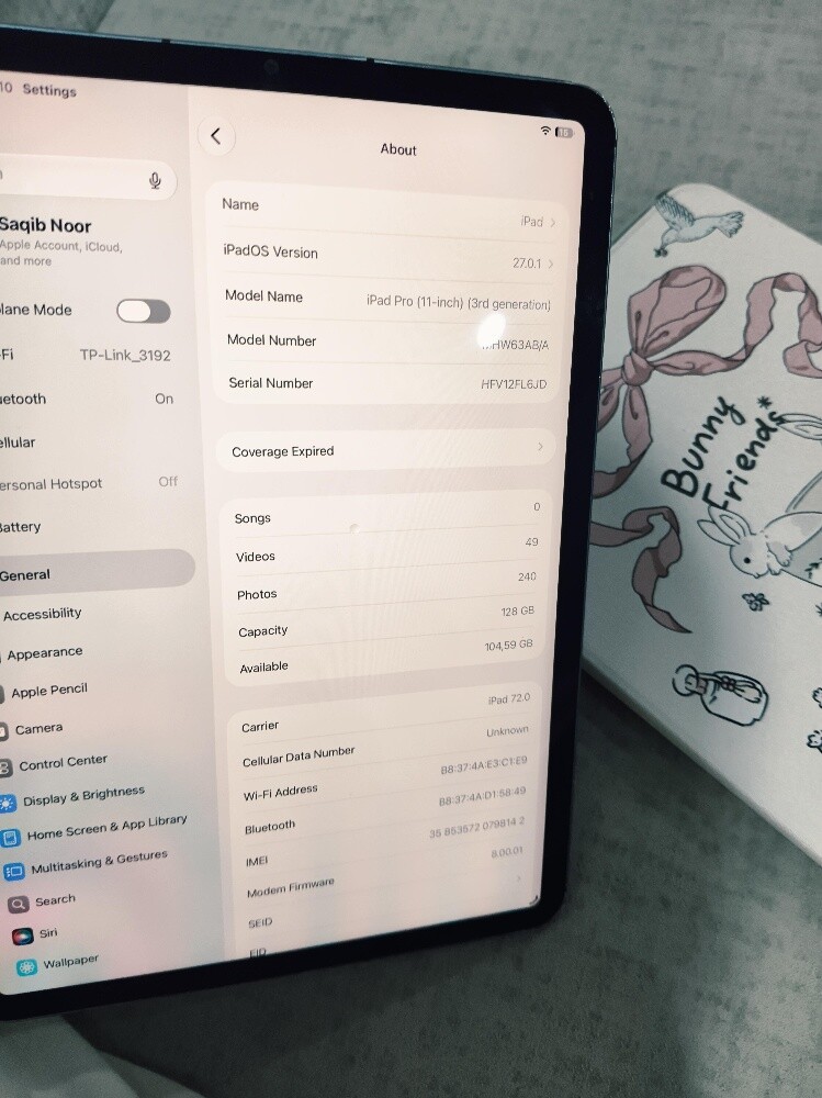 IPAD PRO 3rd generation M1 - 4