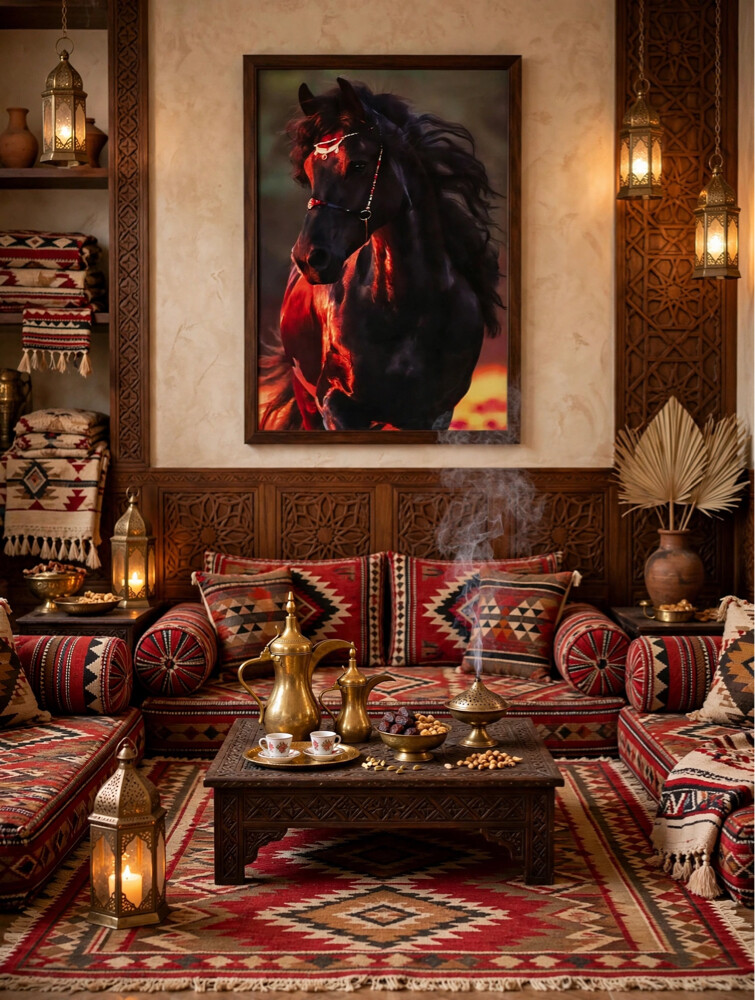 Majestic Arabian Horse Painting - 3