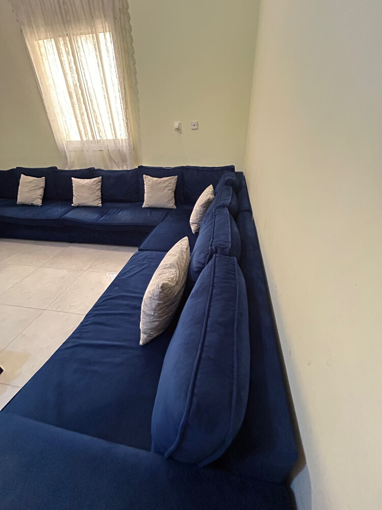 Blue sofa - 6