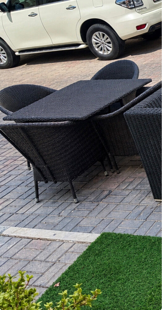 outdoor 4 seater with cushions  - 1