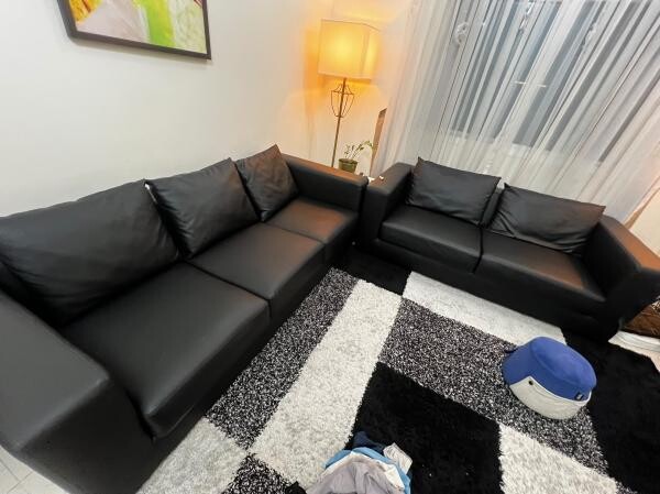Leather Sofa - 1
