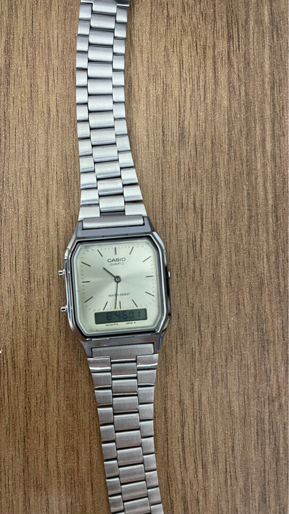 Casio Silver Digital & Analog Watch - 2