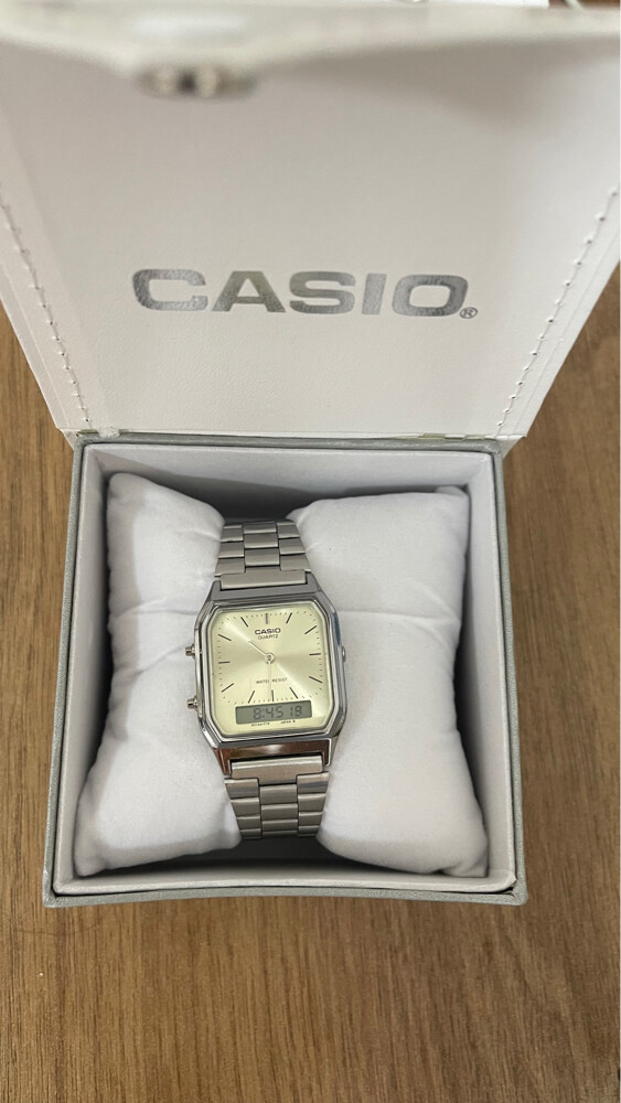 Casio Silver Digital & Analog Watch - 3