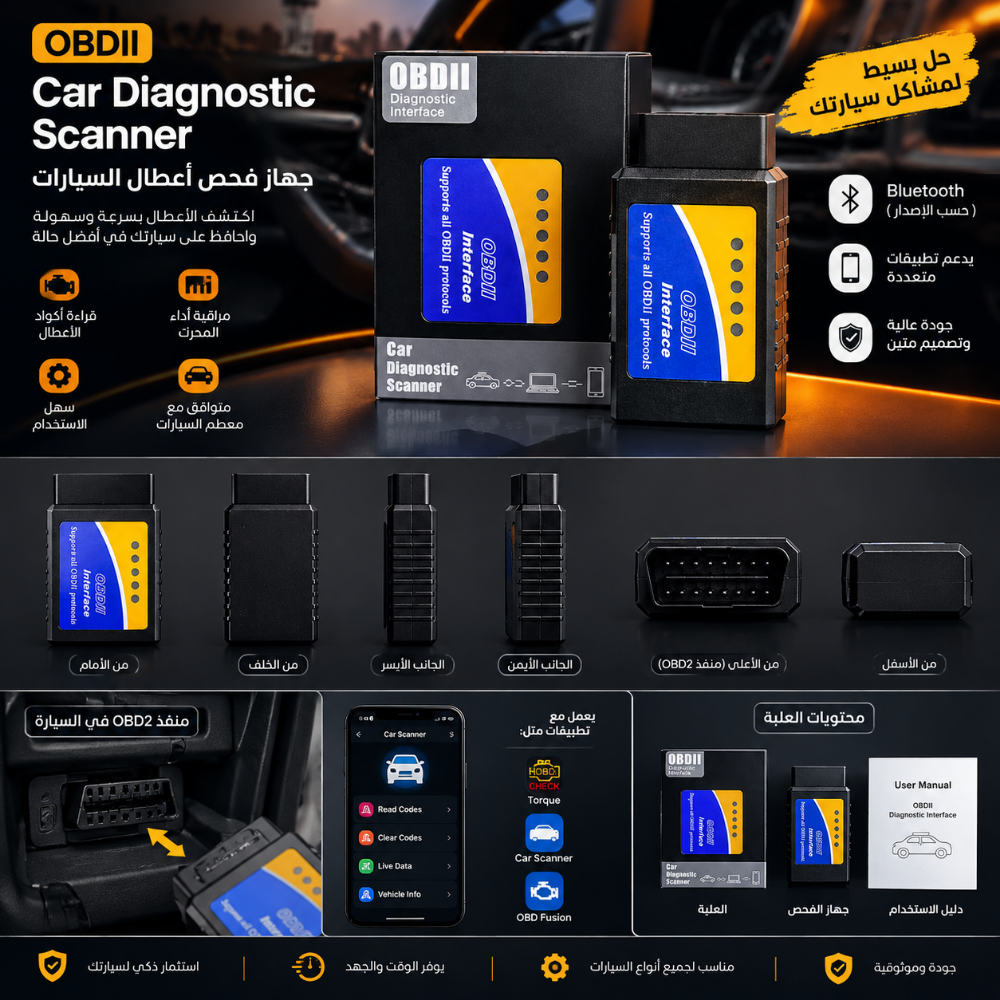 OBD2 Car Diagnostic Scanner - 2