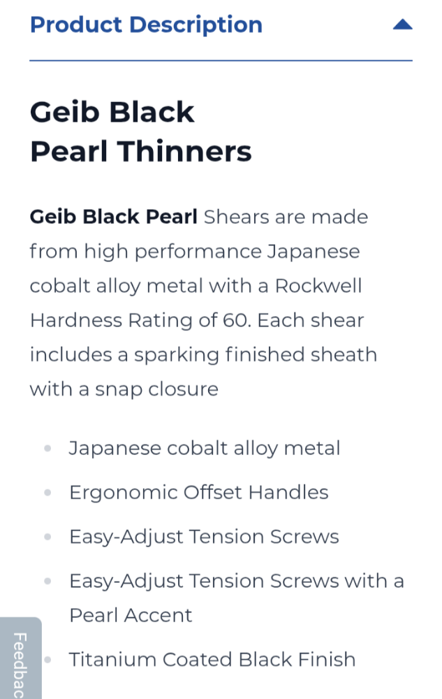 Geib — Thinning Shears: Grooming - 6