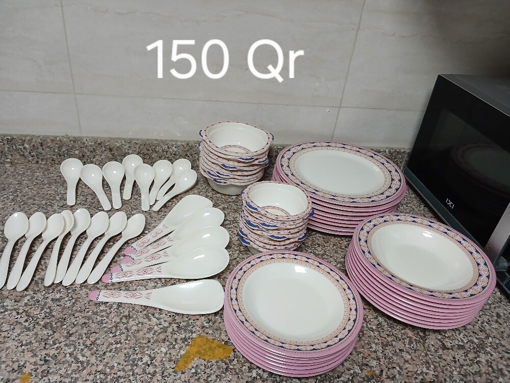 Dinner set + Large Cooking pot - 2
