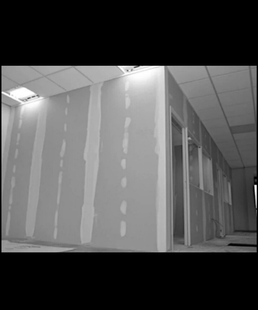 Gypstion partition work - 2