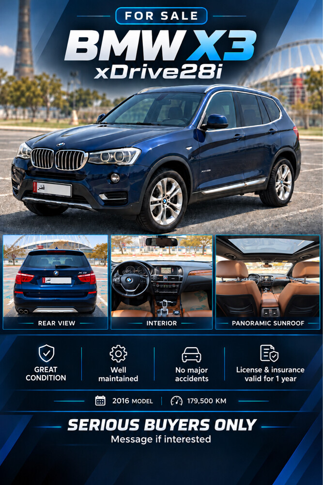 BMW X3 great condition  xdrive 28i - 1