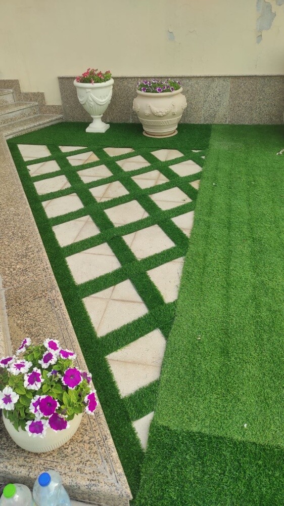 تصميم وديكور العشب الصناعي - 3