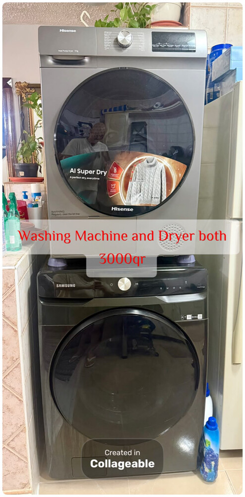 washing machine and dryer - 1