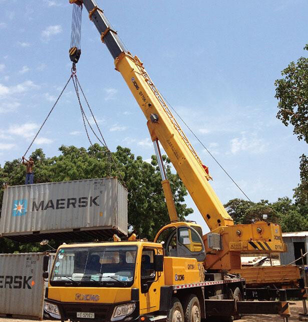 Cranes all sizes with flatbed - 1