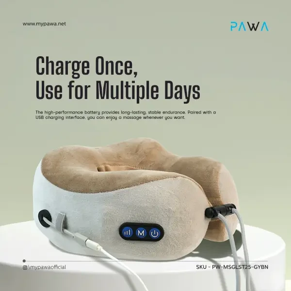 Pawa AeroKned Neck Pillow Massager - 3