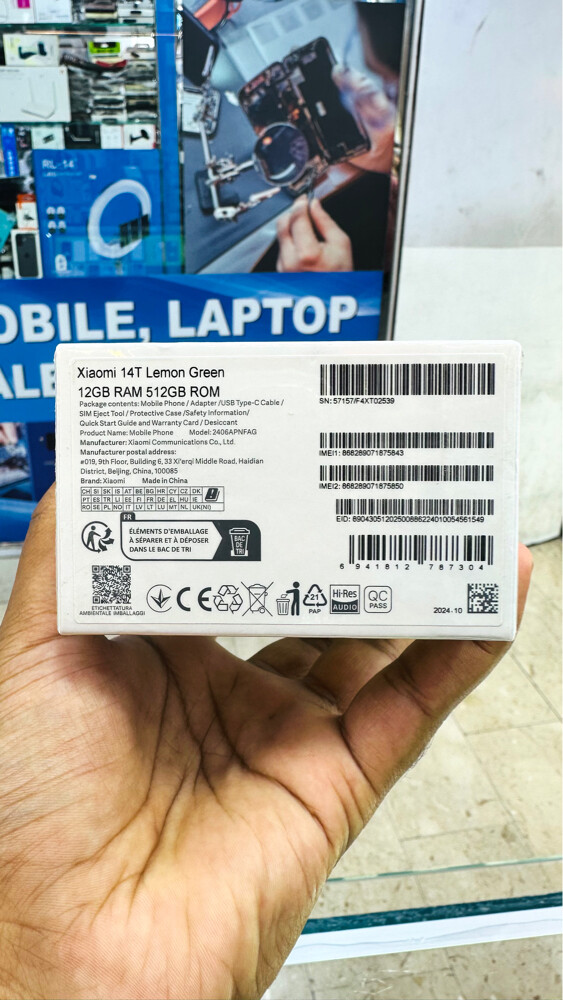 Xiaomi 14T - Brand New - 12/512GB - 4