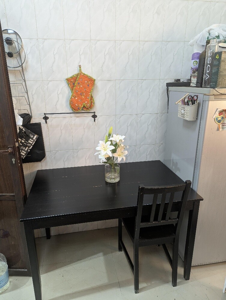 IKEA Dining Table + Chairs (4) - 1
