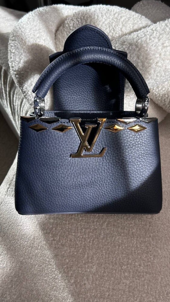 Louis Vuitton Capucines Mini Navy - 3
