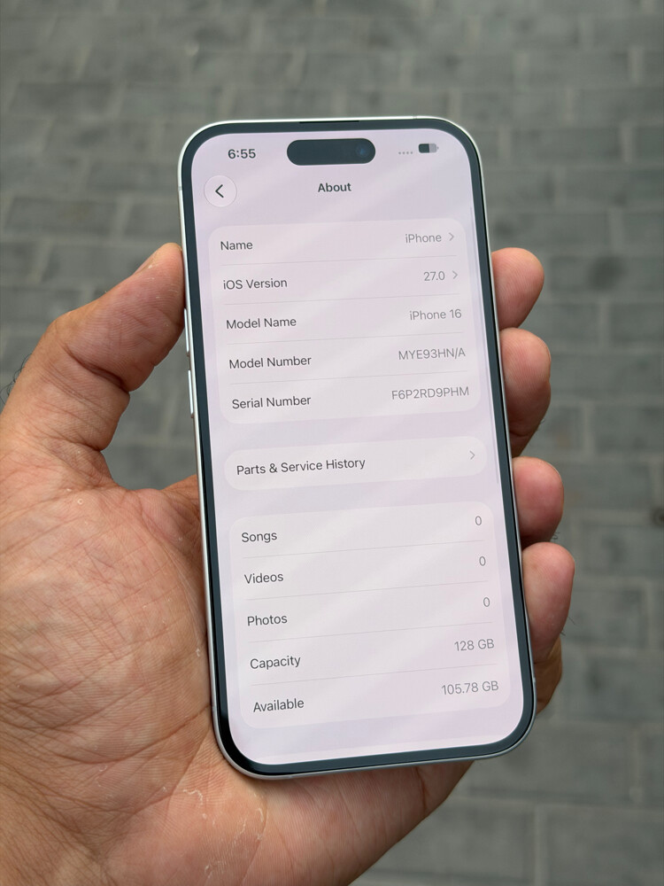iPhone 16 128 GB 89% - 3
