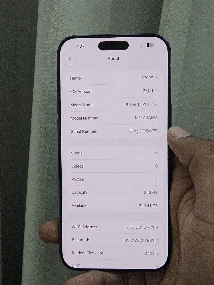 Iphone 17 Pro Max 256GB - 6